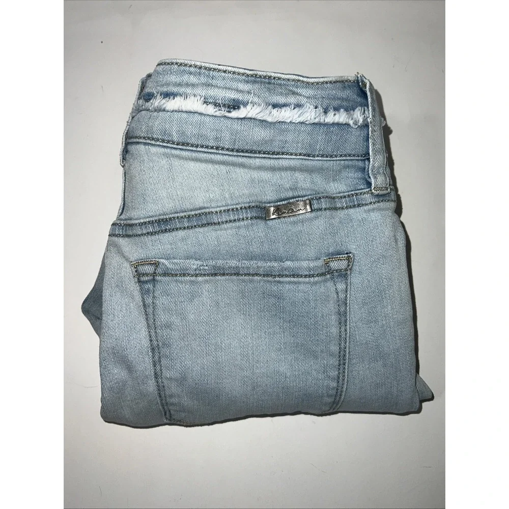 Kancan Jeans Women's Size 28 Skinny Distressed‎ Denim Light Washed Jeans